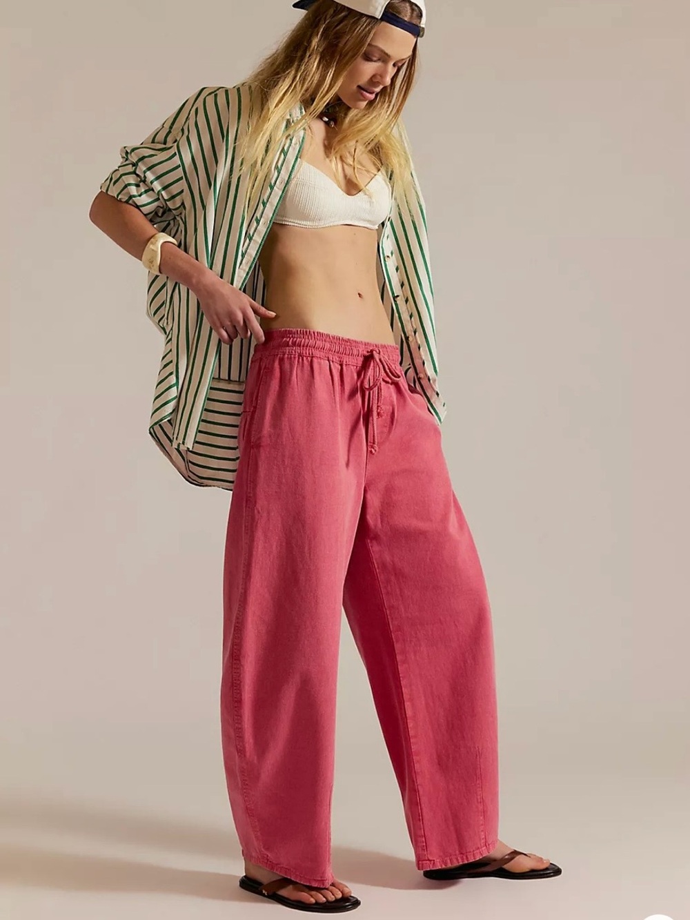 FREE PEOPLE Lex Pull-On Barrel Oversized Pants